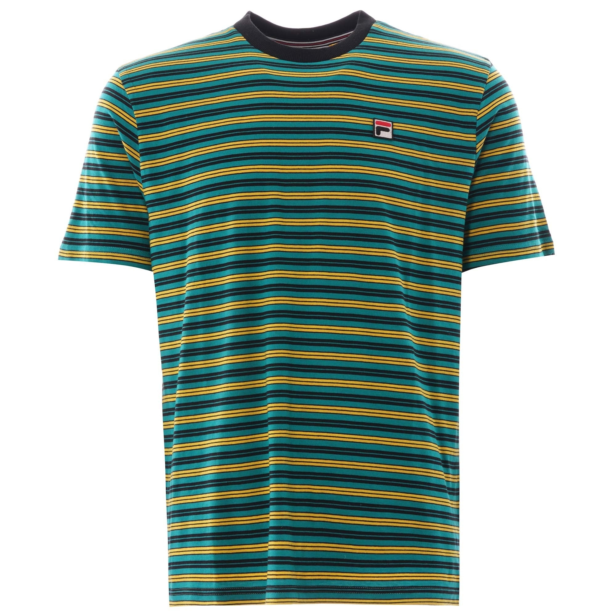 Fila Vintage Fila hugh yarn stripe t-shirt - Parasailing