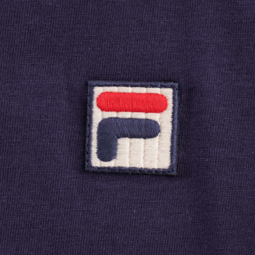 Fila Vintage Marconi Essential Ringer T-Shirt - Peacoat