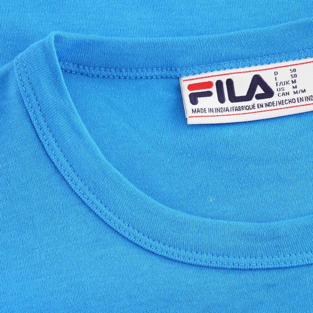 Fila Vintage Haxon Colour Block T-Shirt - Blue Aster
