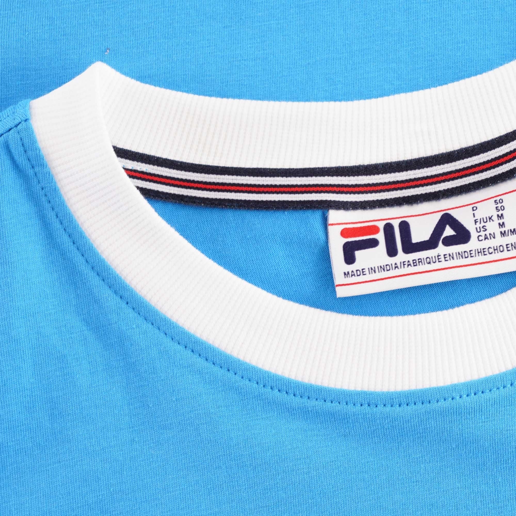 Fila Vintage Marconi T-Shirt - Blue Aster