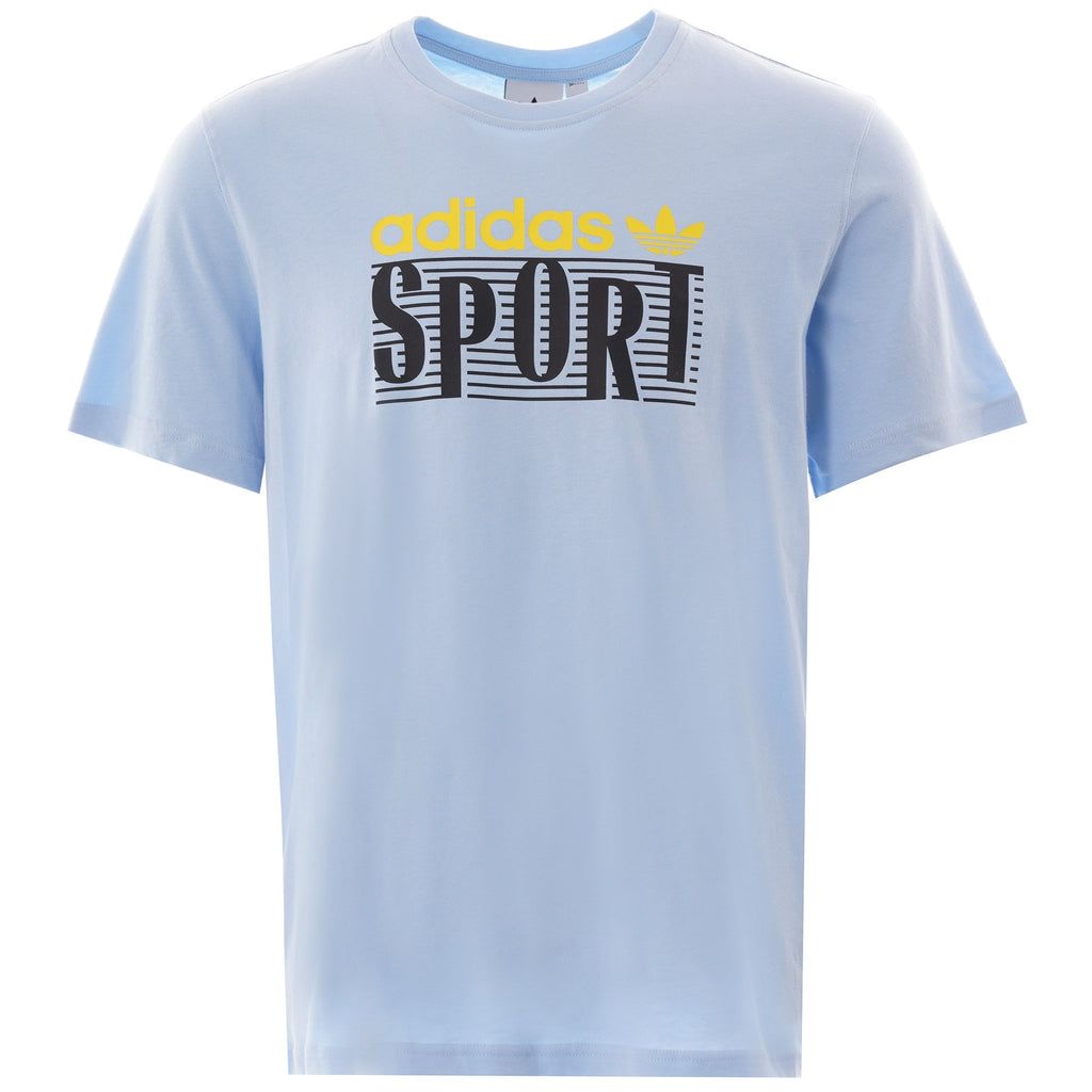 Adidas Originals Linear Logo T-Shirt - Blue