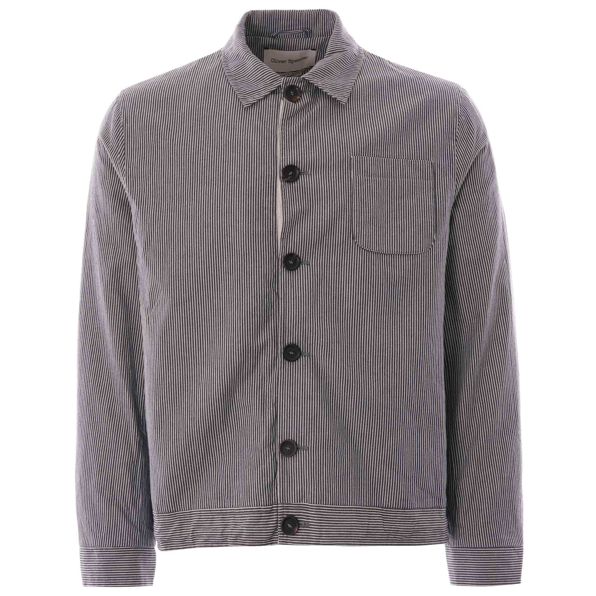 Oliver Spencer Buckland Jacket Wick Indigo - Blue