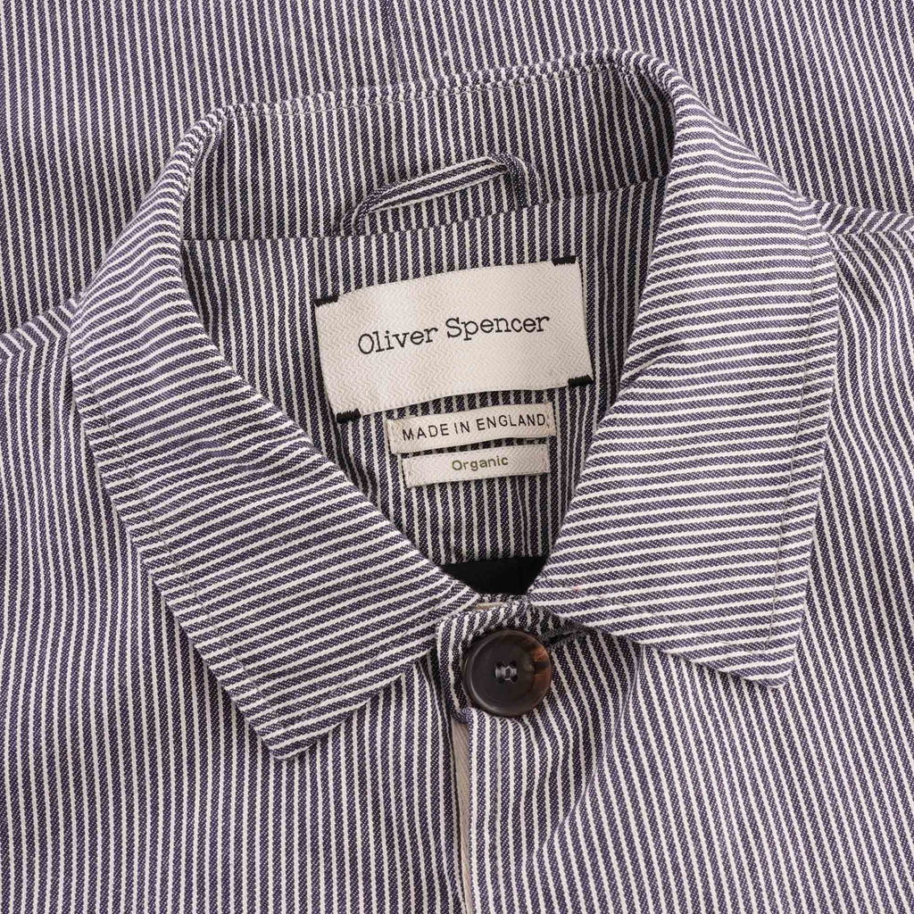 Oliver Spencer Buckland Jacket Wick Indigo - Blue