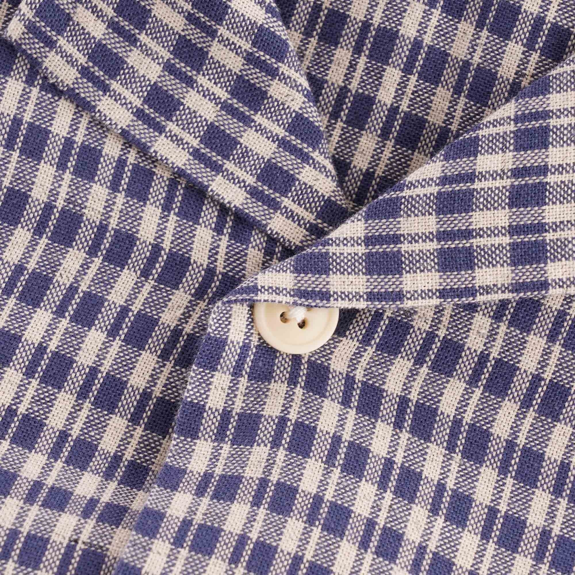 Oliver Spencer Havana Short Sleeve Shirt Thorndon - Blue