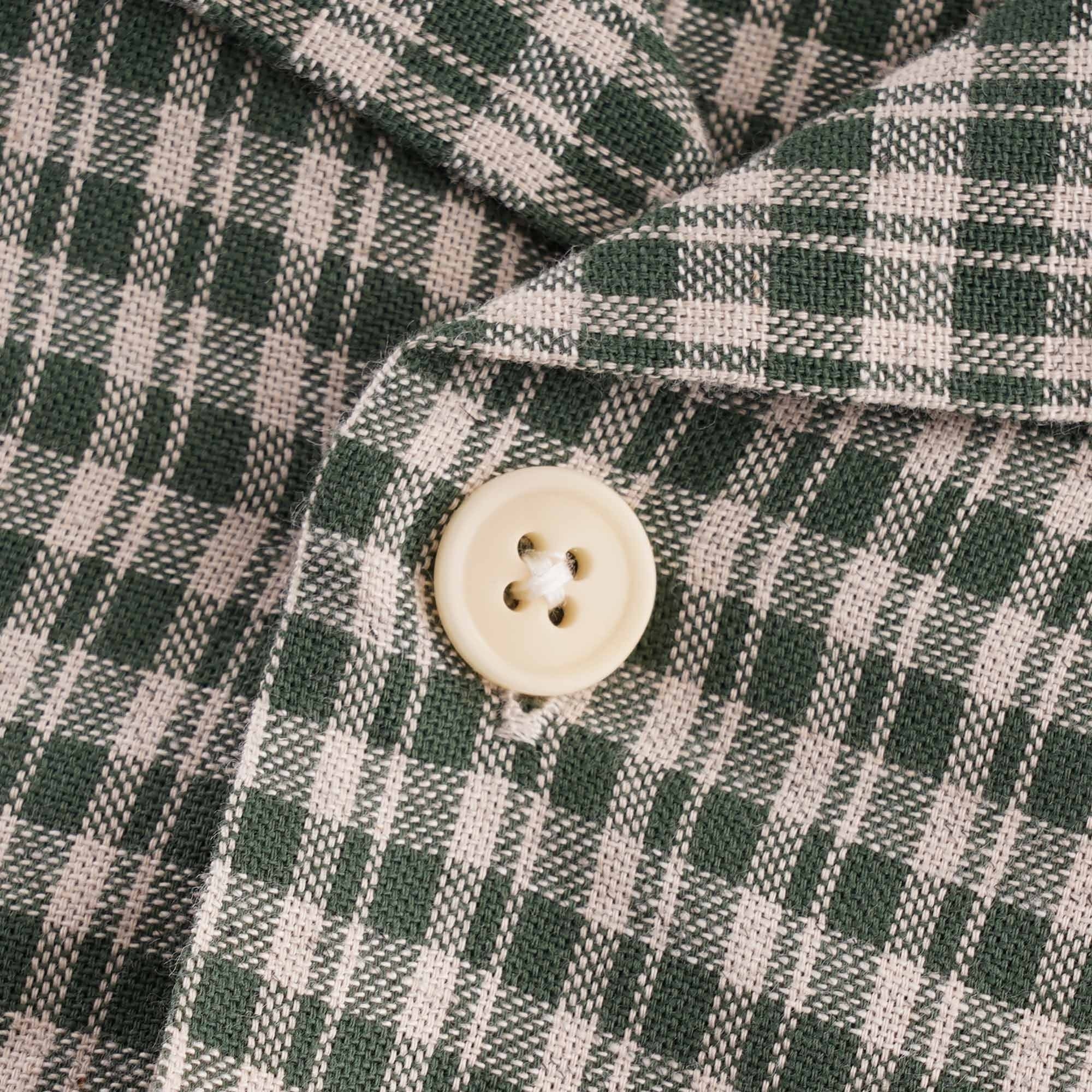 Oliver Spencer Havana Short Sleeve Shirt Thorndon - Green