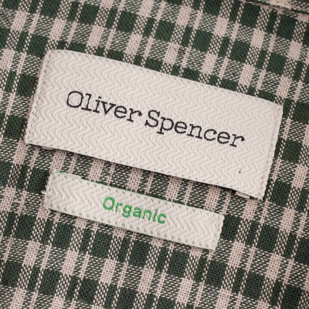 Oliver Spencer Havana Short Sleeve Shirt Thorndon - Green