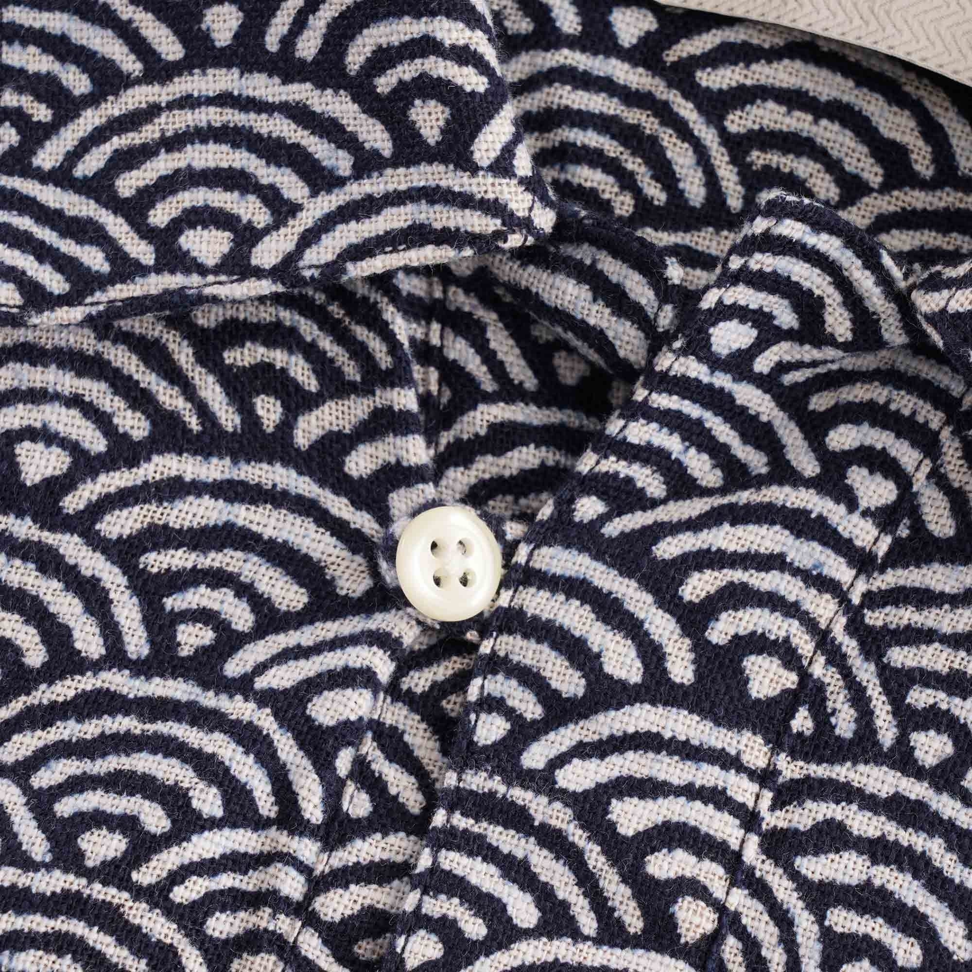 Oliver Spencer Yarmouth Shirt Fan - Navy