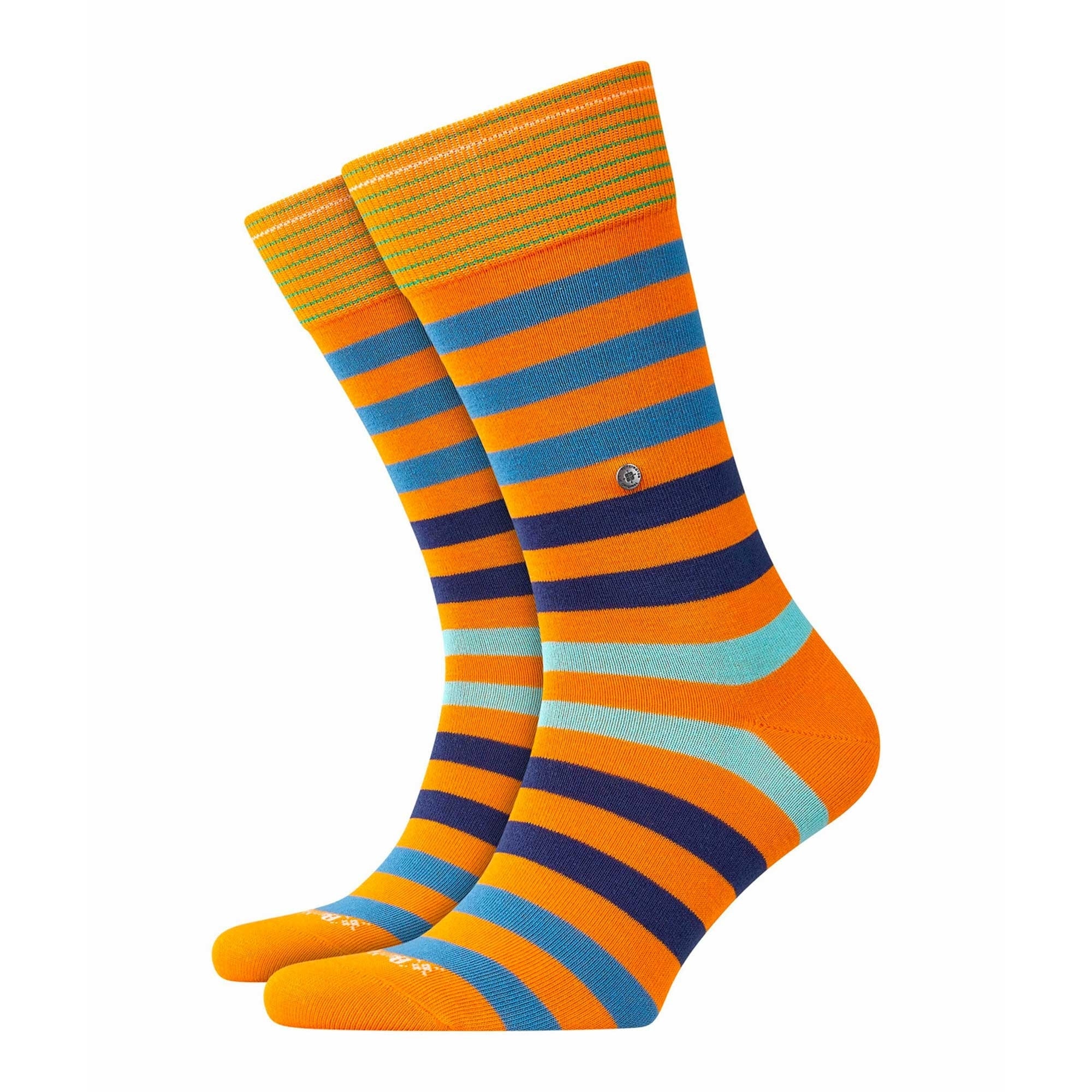 Burlington Socks Blackpool Socks - Orange Stripe