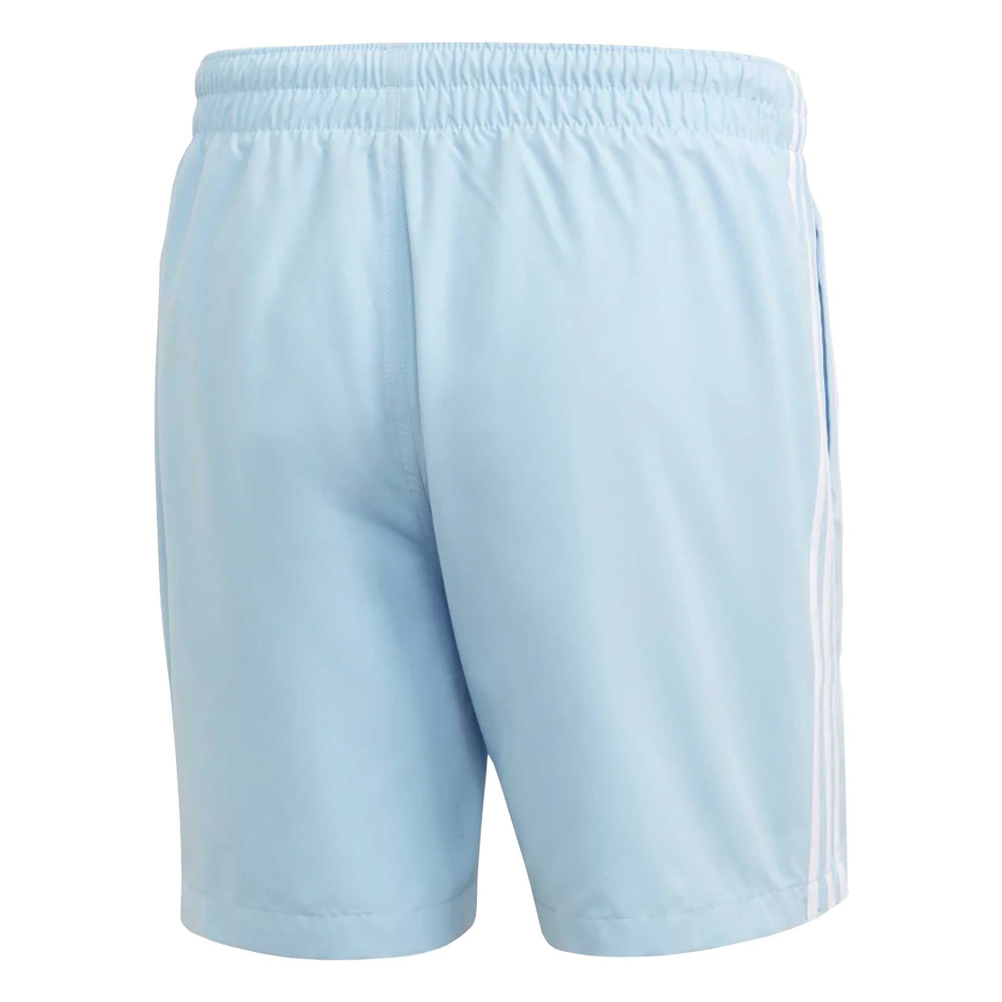 Adidas Originals 3-Stripes Swim Shorts - Clear Sky