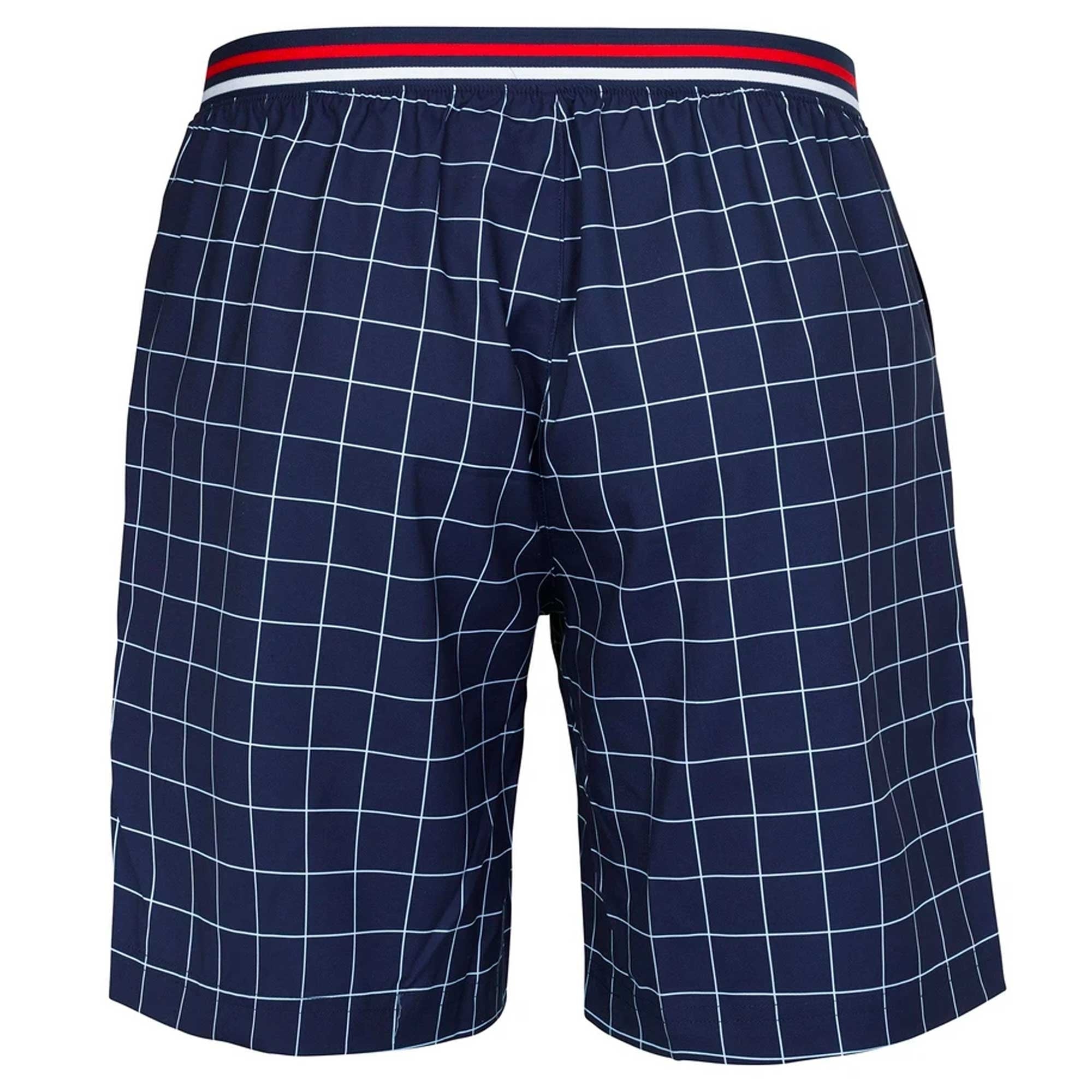 Fila Vintage Windowpane Patterned Shorts