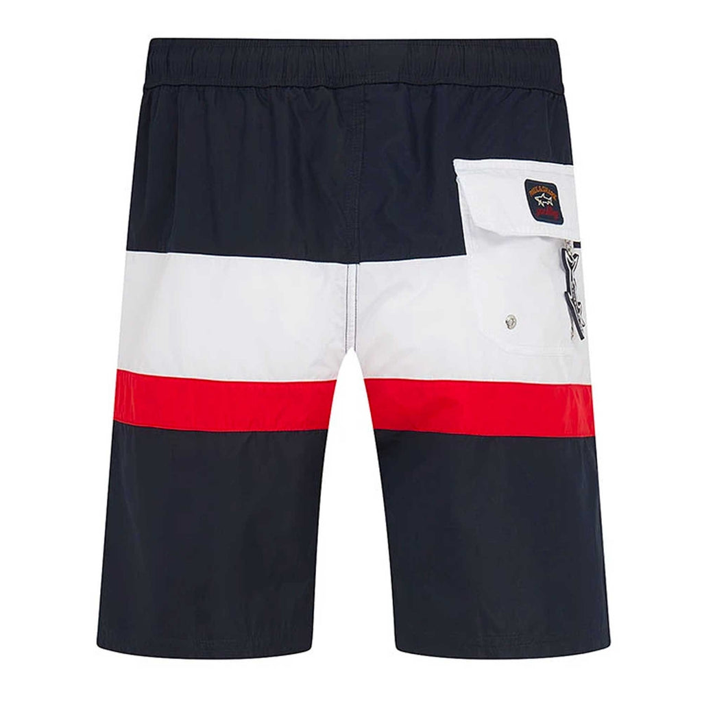 Paul and Shark Swim Shorts - Blue/White