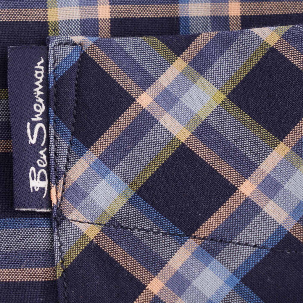 Ben Sherman Check Shirt - Dark Navy