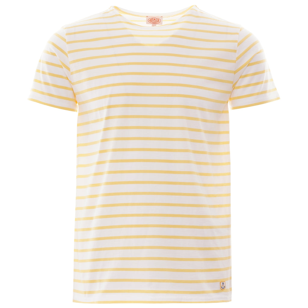 Armor Lux Sailor Short Sleeve T-shirt - Blanc/Blond
