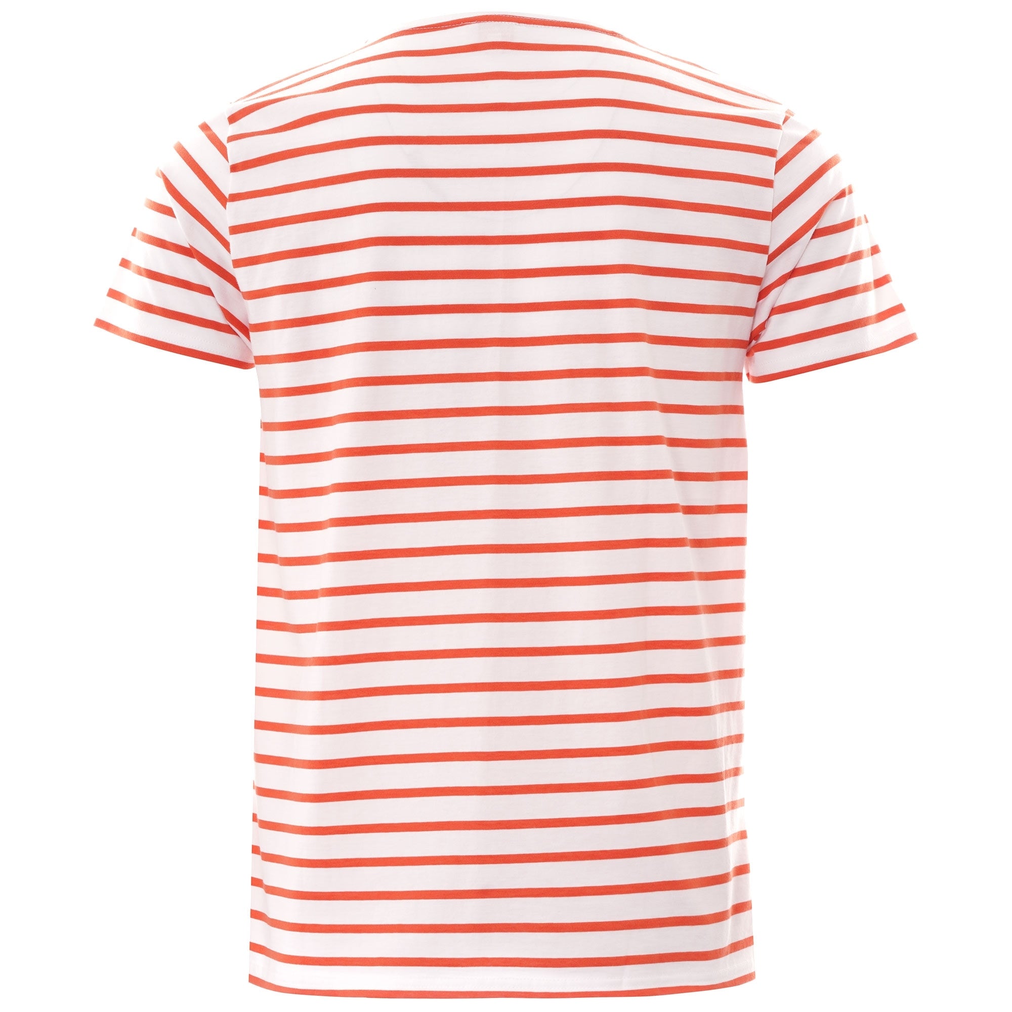 Armor Lux Sailor Short Sleeve T-shirt - White/Orange