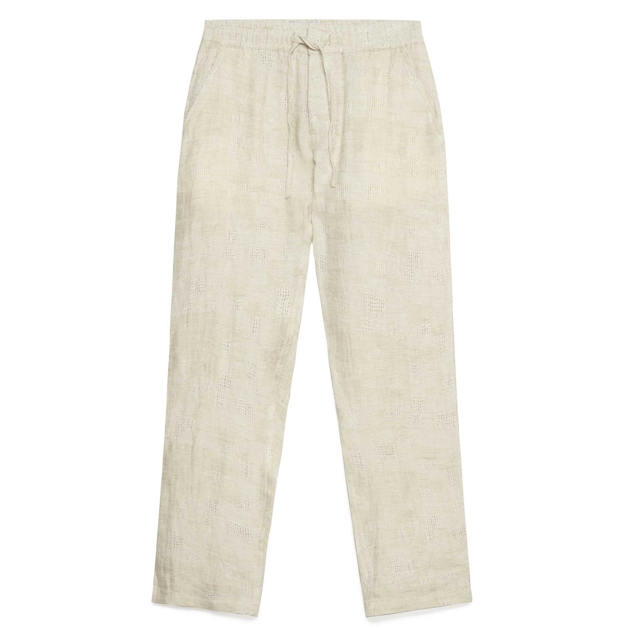 Wax London Kurt Trousers Patchwork - White