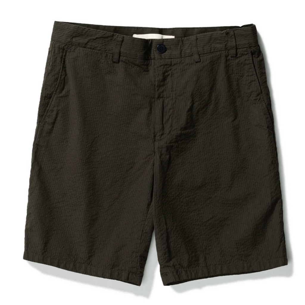 Norse Projects Aros Seersucker Shorts - Beech