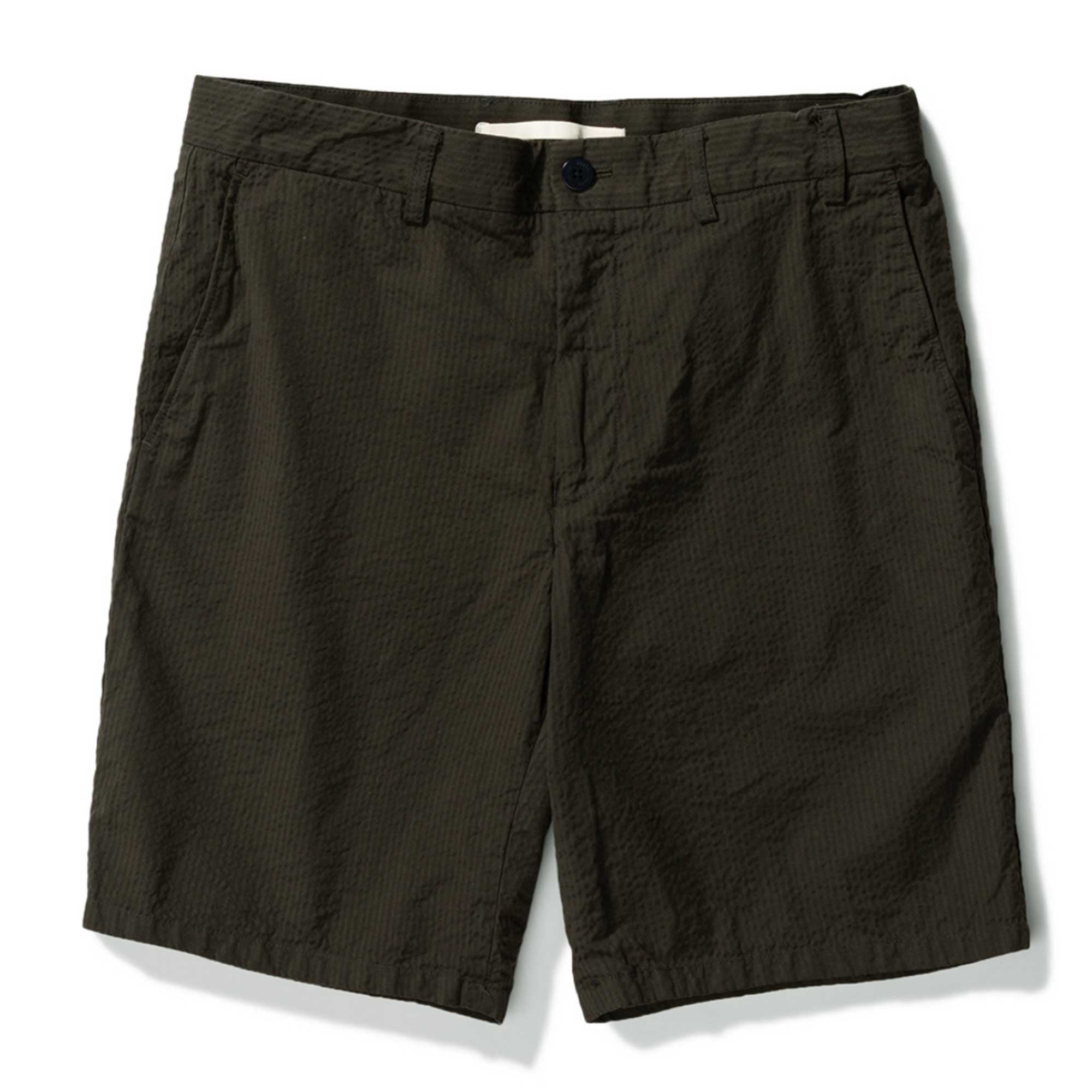 Norse Projects Aros Seersucker Shorts - Beech