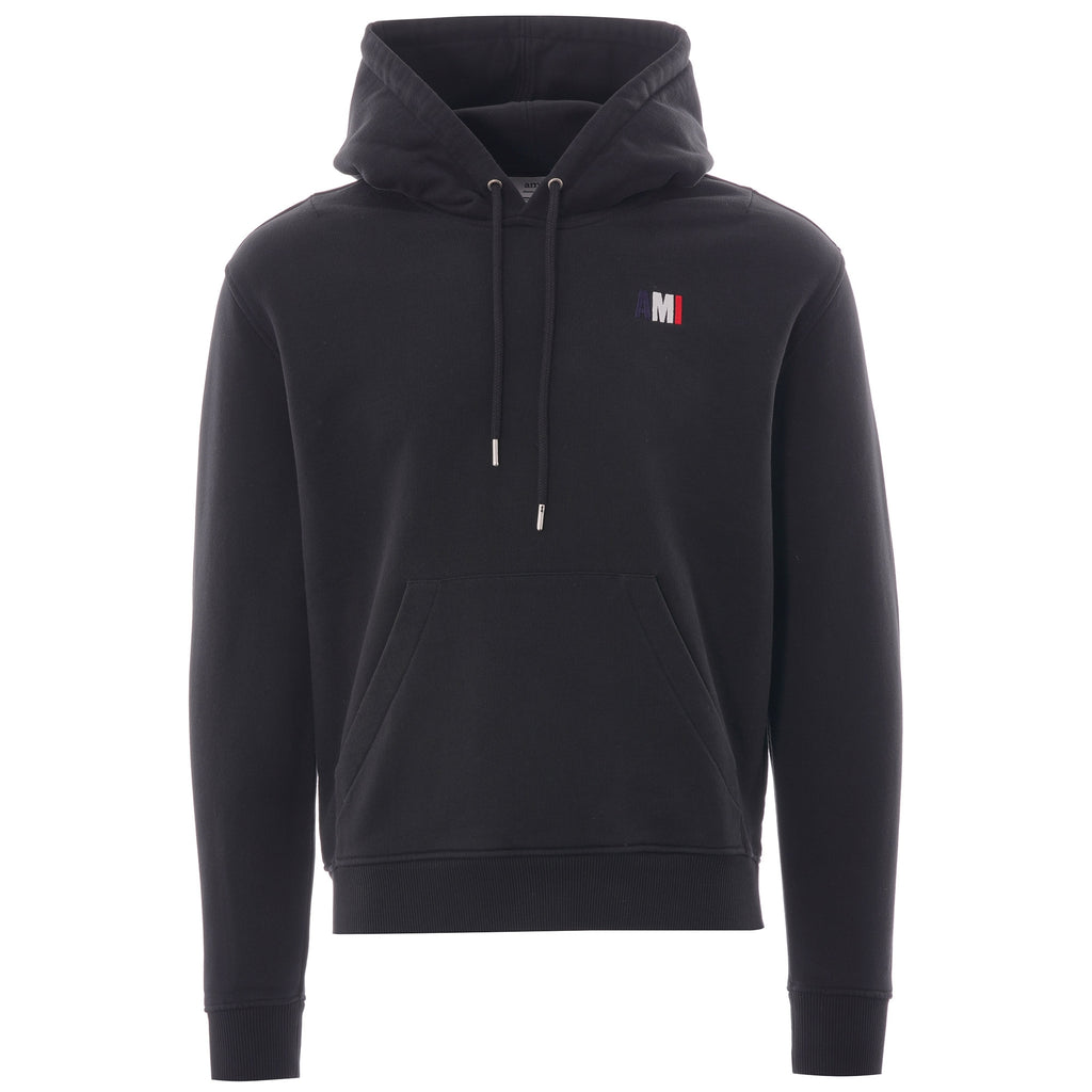 AMI Embroidery Hoodie - Black