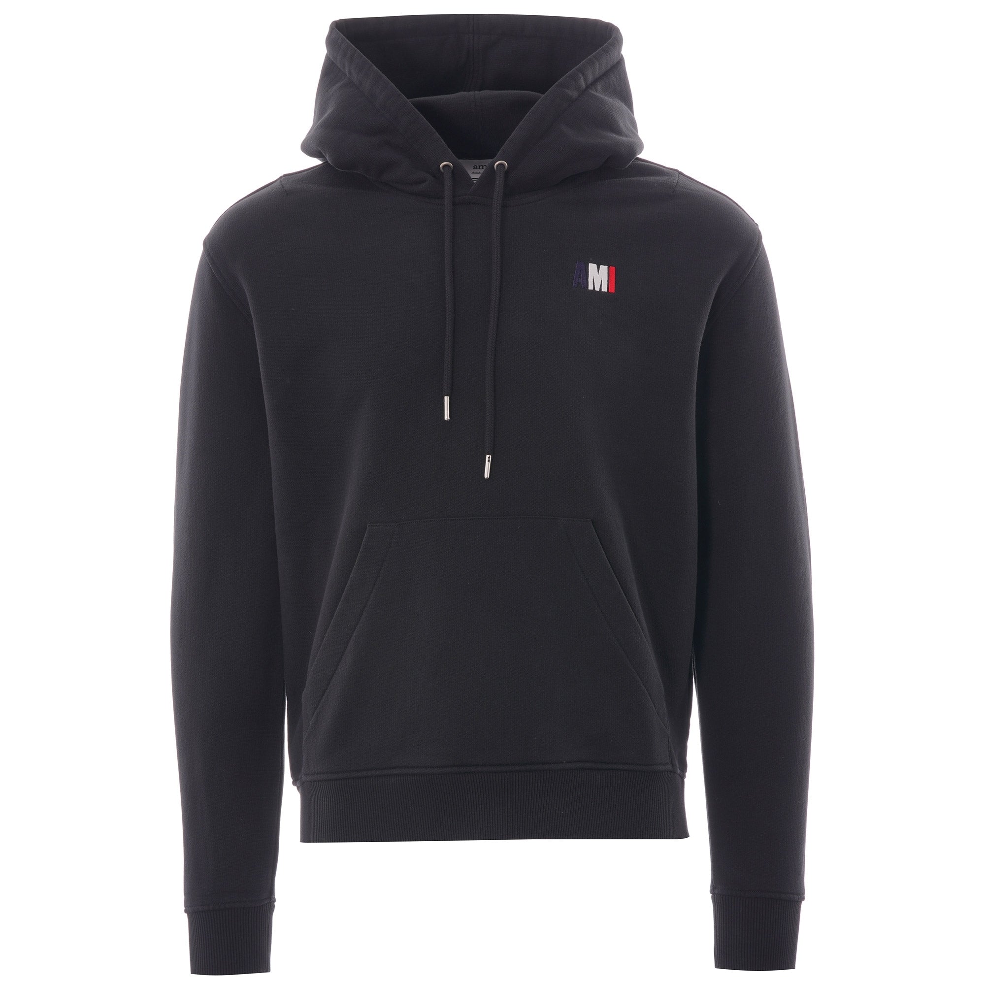 AMI Embroidery Hoodie - Black
