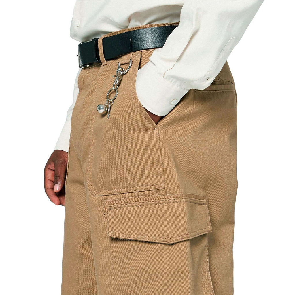 AMI Denim Cargo Shorts - Taupe