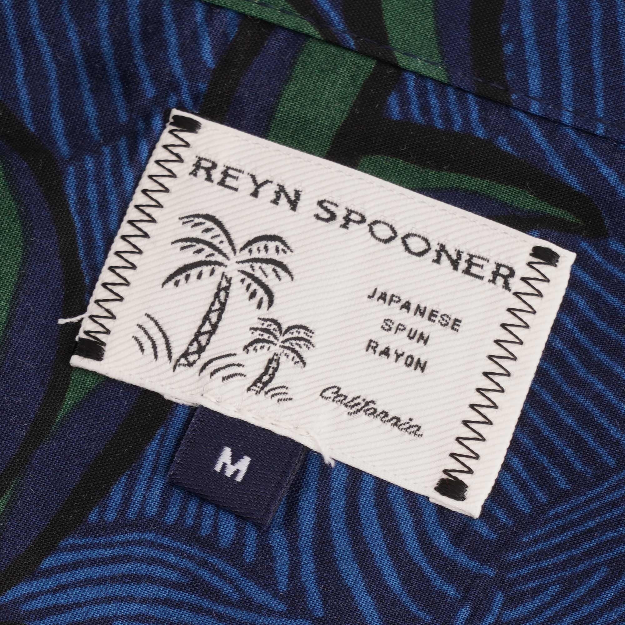 Reyn Spooner Whacky Pineapple Rayon Camp Shirt - Blue