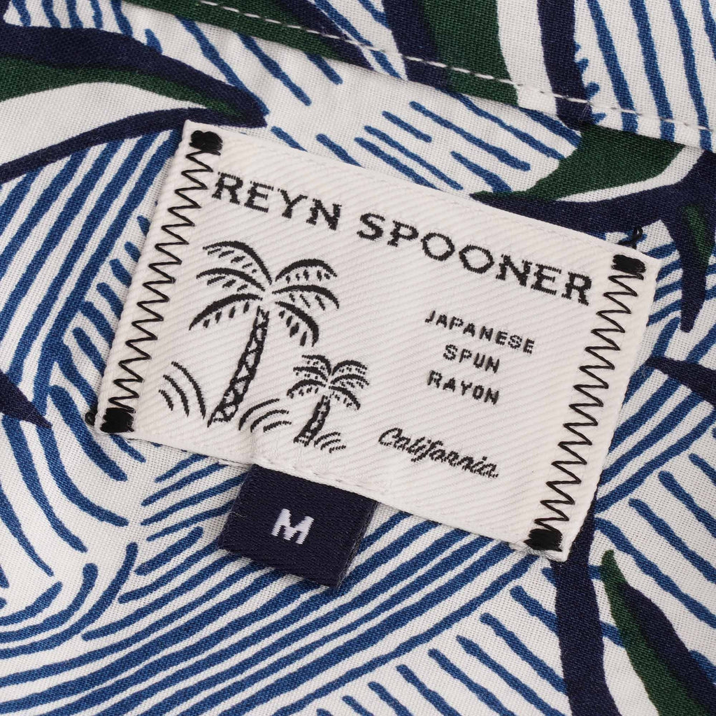 Reyn Spooner Whacky Pineapple Rayon Camp Shirt - Marshmallow