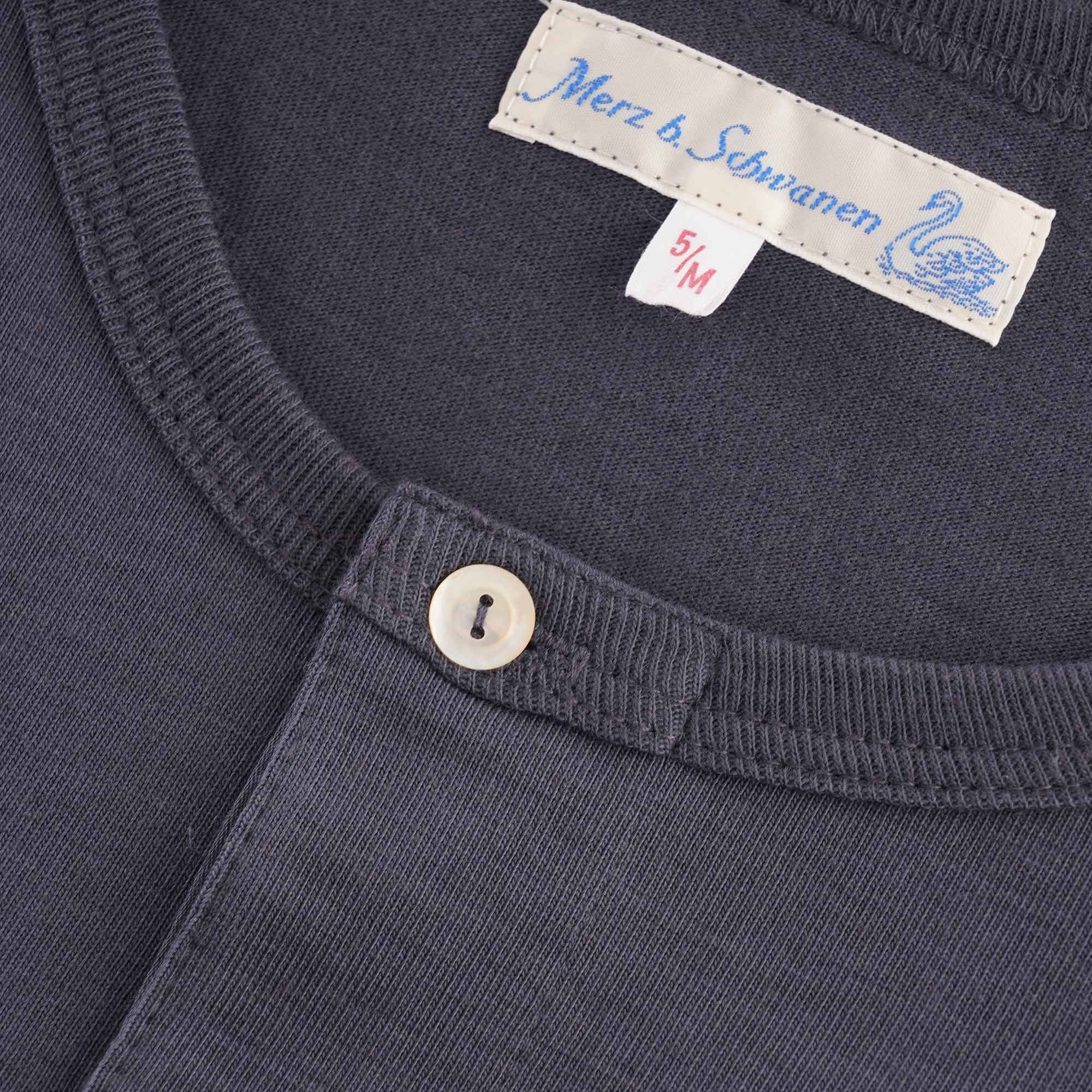 Merz b Schwanen Button Facing Shirt - Navy