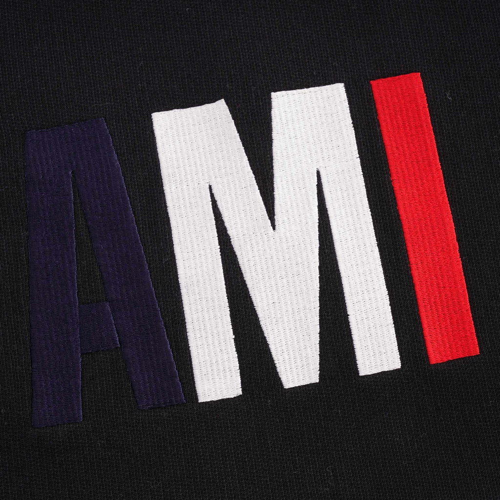 AMI Embroidery Sweatshirt - Black