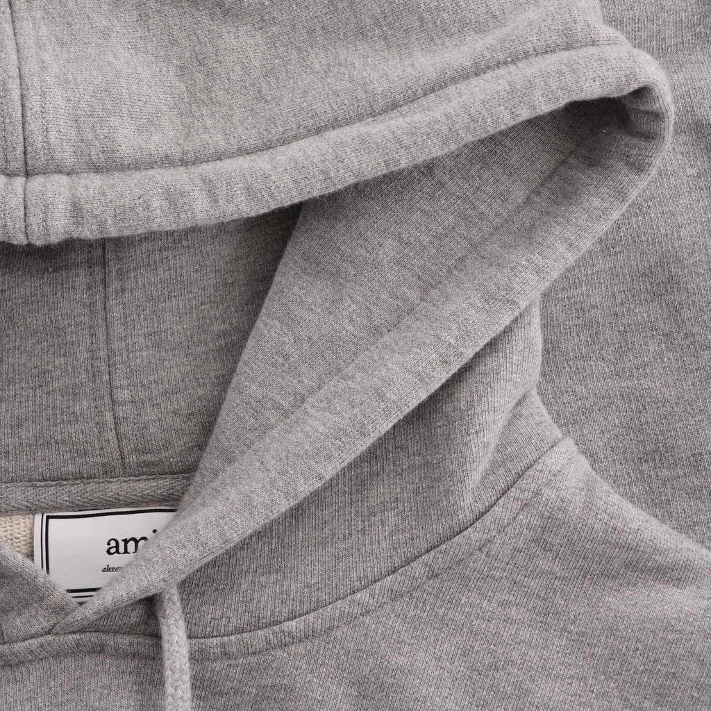 AMI Embroidery Hoodie - Grey