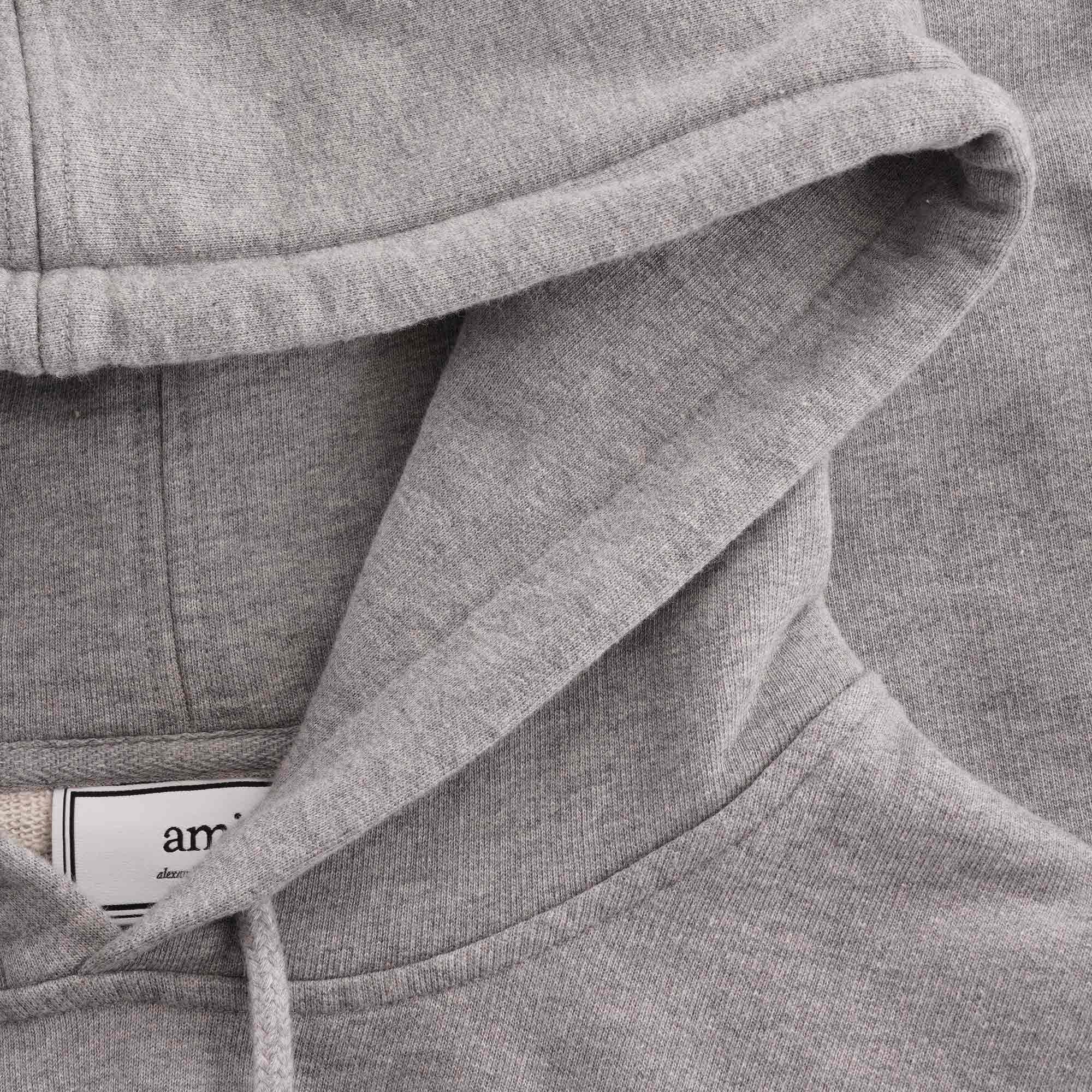 AMI Embroidery Hoodie - Grey