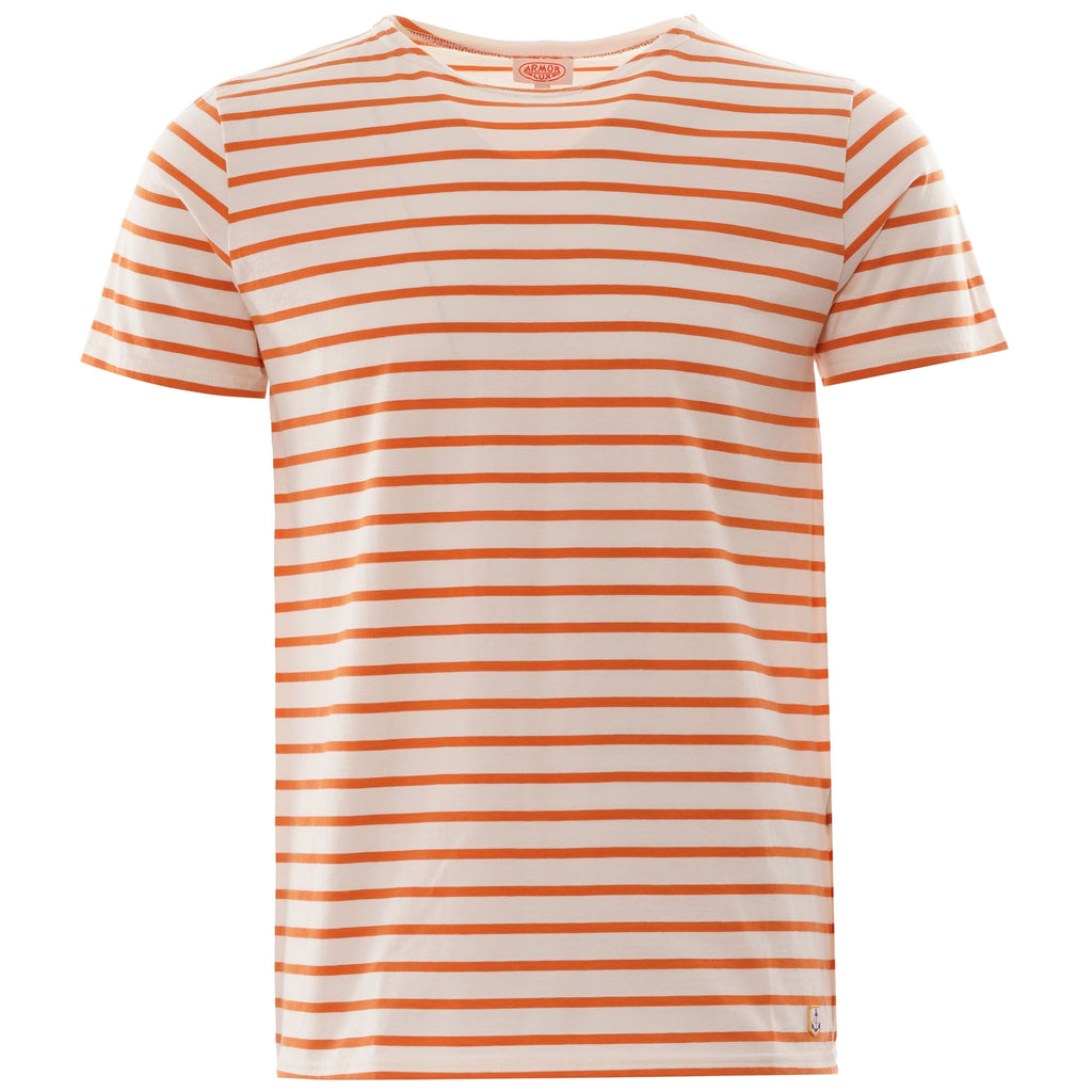 Armor Lux Sailor Short Sleeve T-shirt - Nat/Whiskey