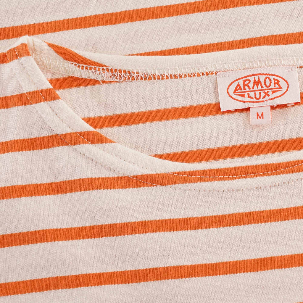 Armor Lux Sailor Short Sleeve T-shirt - Nat/Whiskey