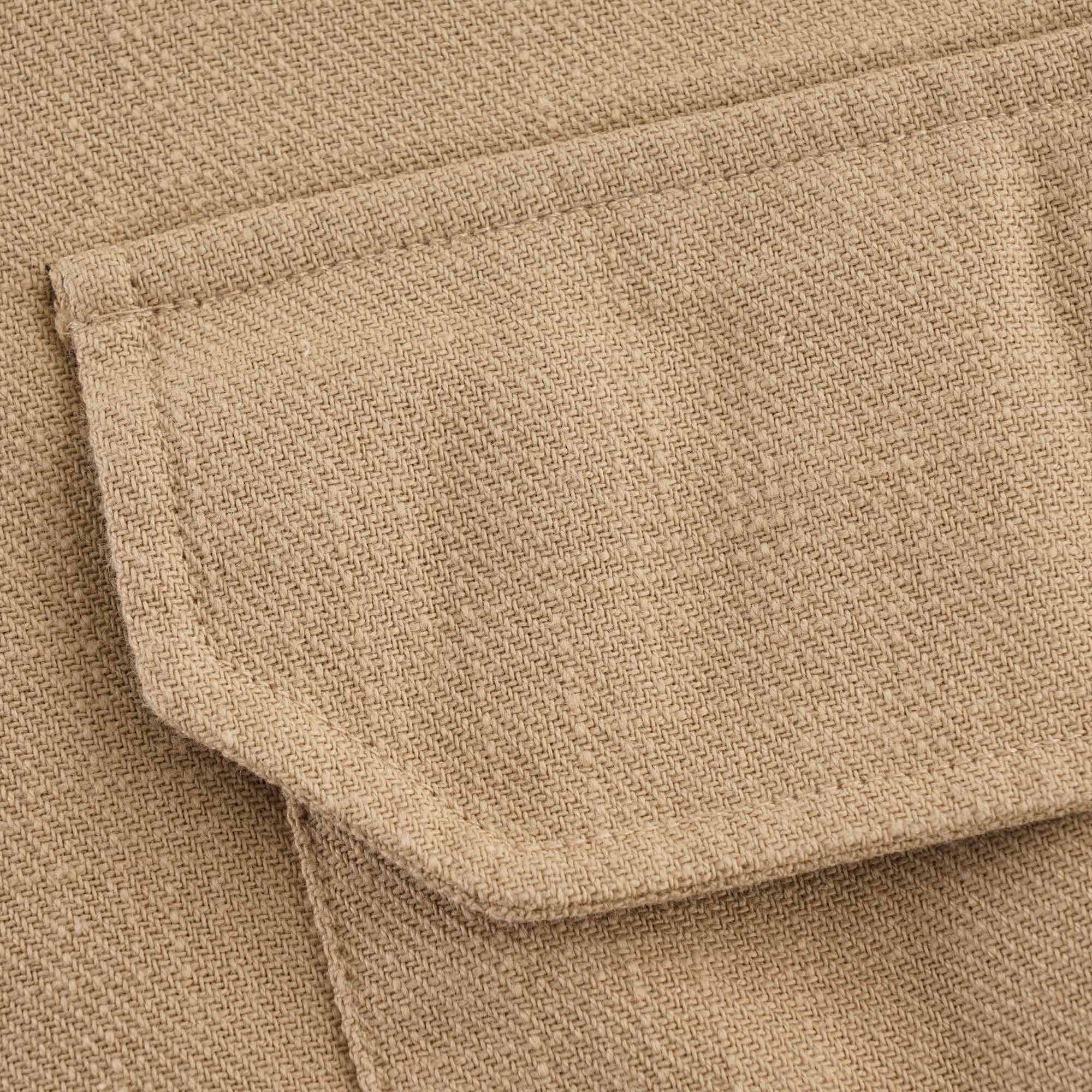 Close-up of the shirt's chest pocket, showing the fabric texture and stitching.