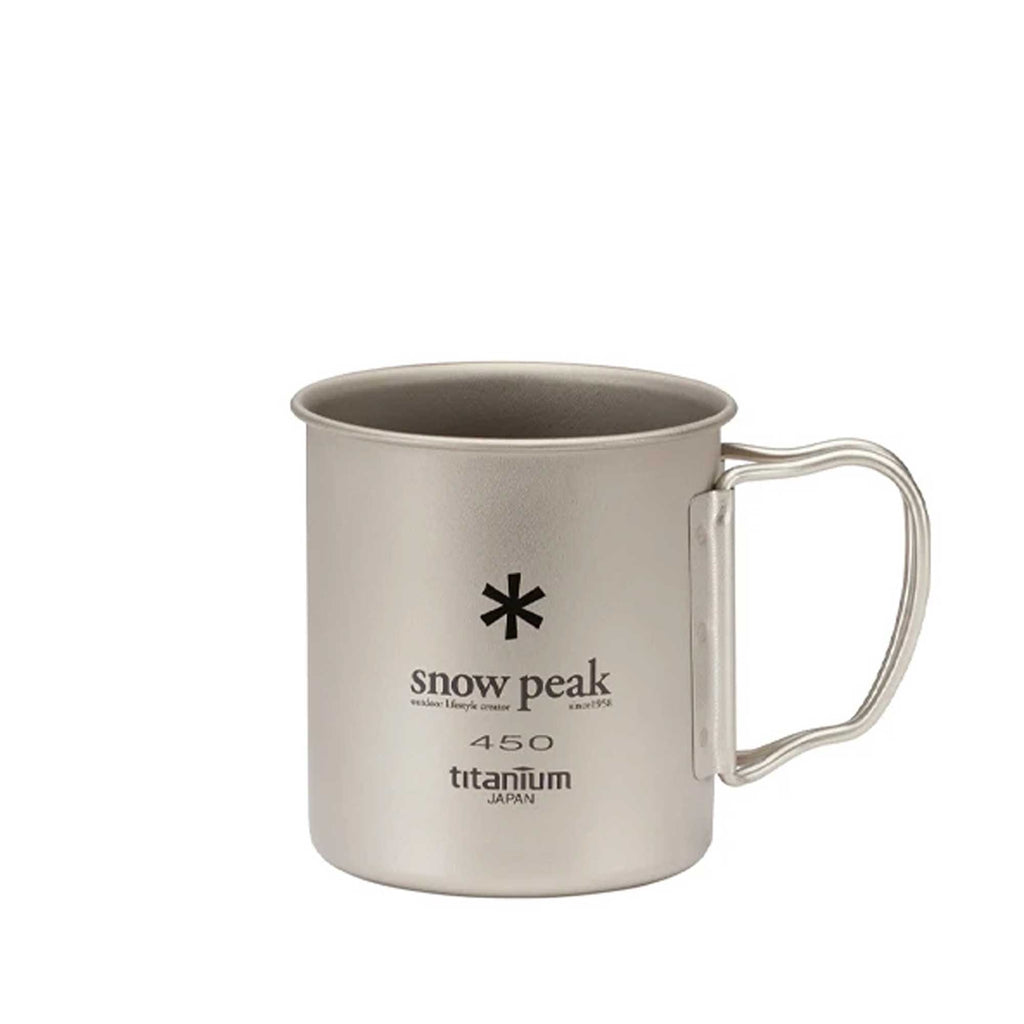 Snow Peak Titanium Single Mug 450 - Silver