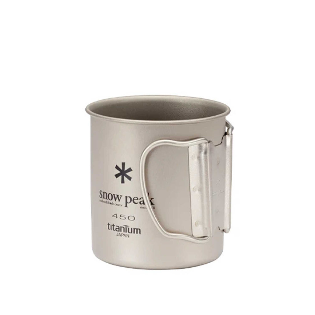 Snow Peak Titanium Single Mug 450 - Silver