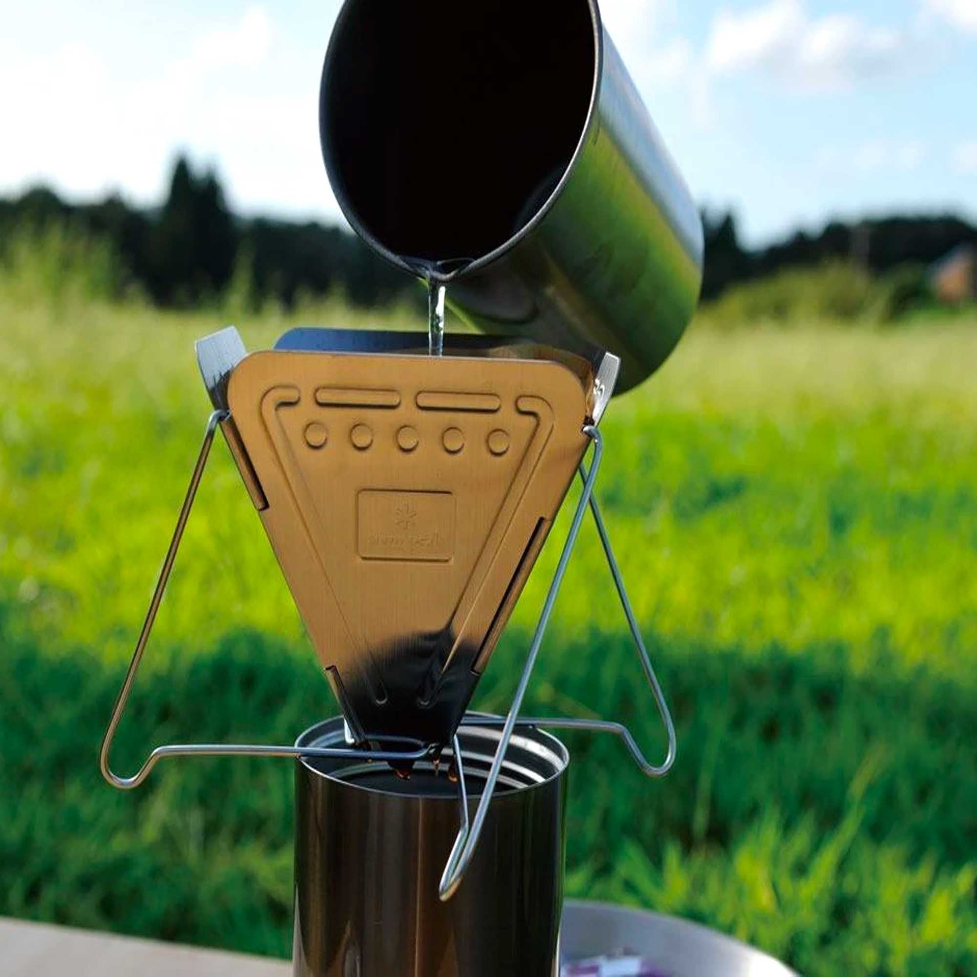 Snow Peak Collapsable Coffee Dripper - Silver