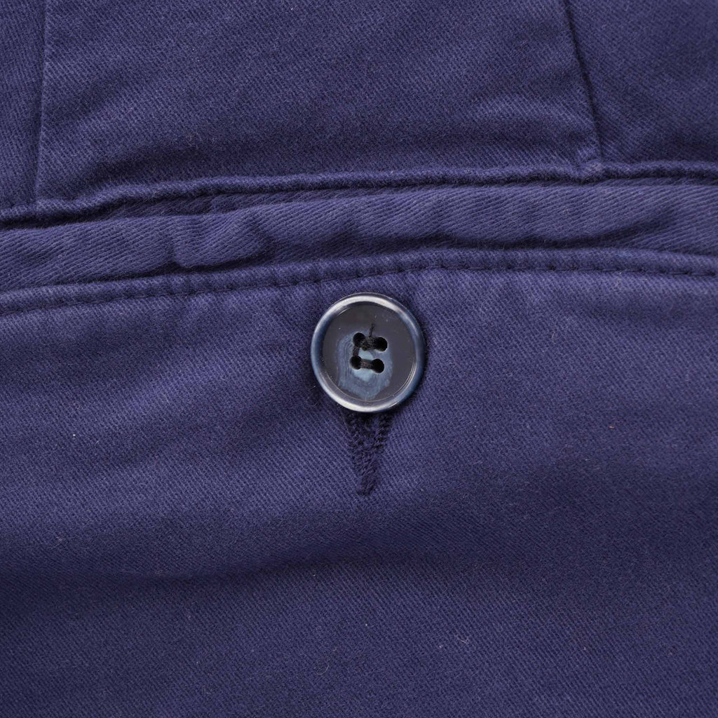 None Of The Above Slim Tapered Chino Trousers - Blue