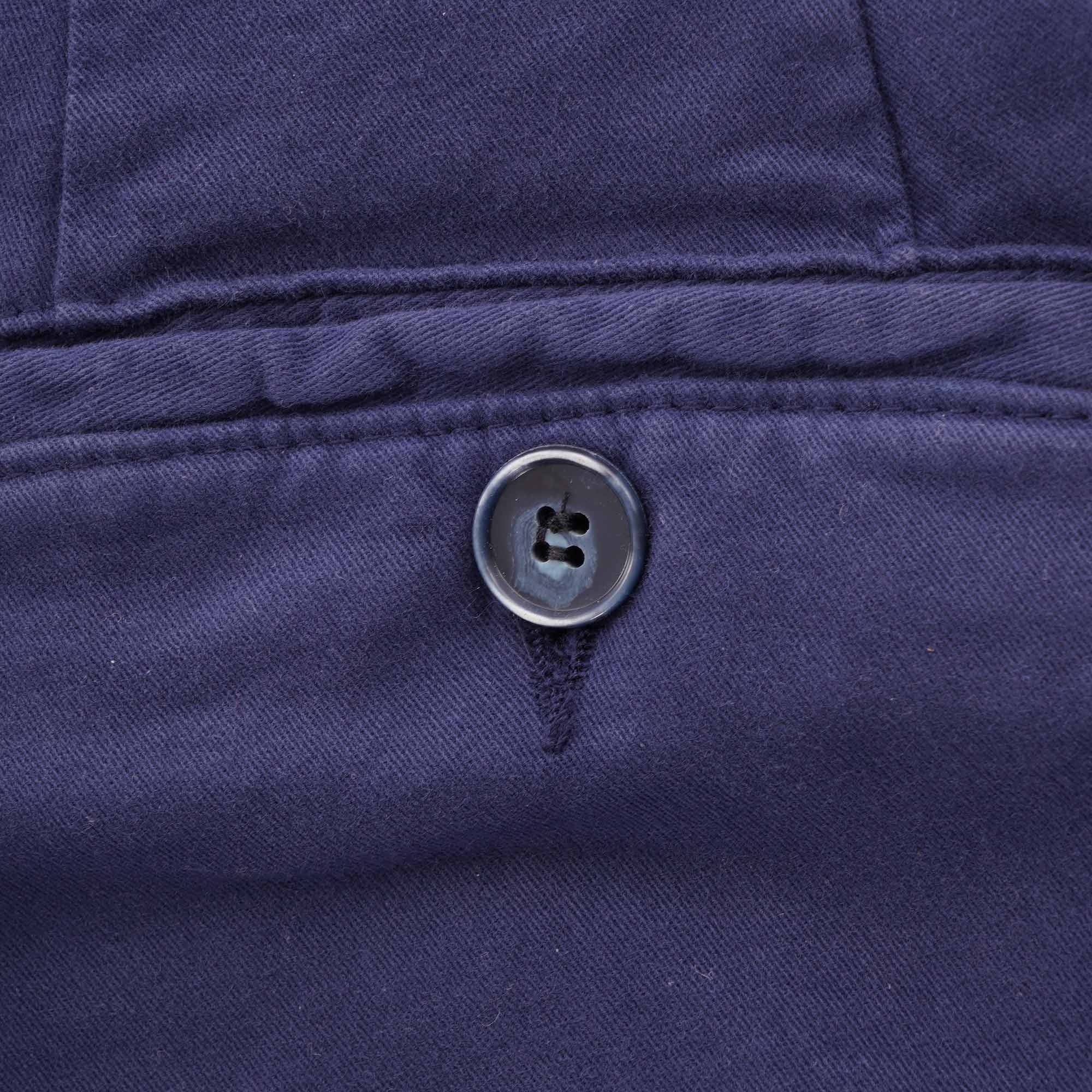 None Of The Above Slim Tapered Chino Trousers - Blue