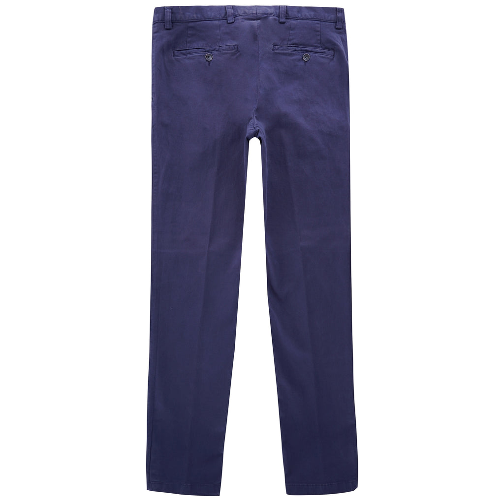 None Of The Above Slim Tapered Chino Trousers - Blue