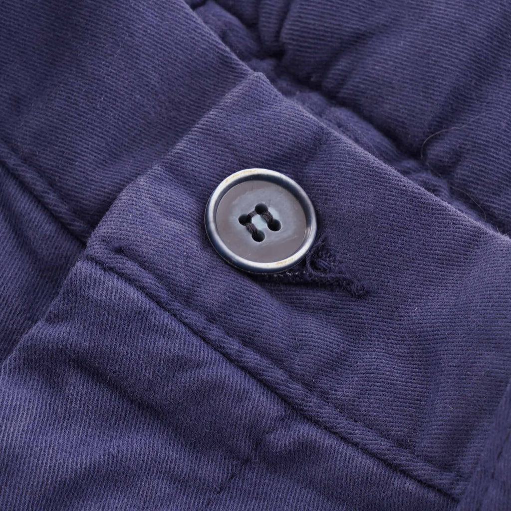 None Of The Above Slim Tapered Chino Trousers - Blue