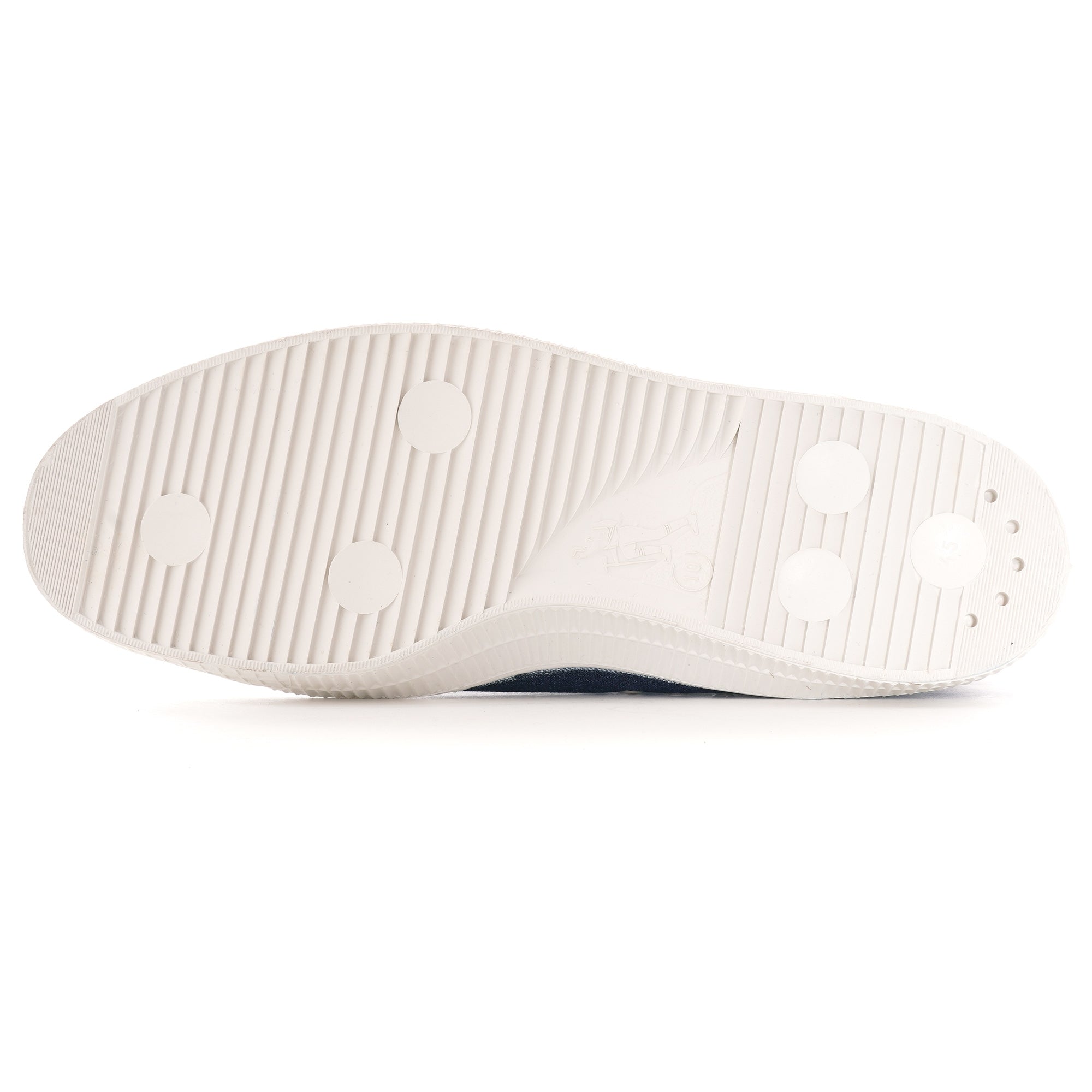 The sole of a Novesta Star Master hi-top sneaker, showing the tread pattern.