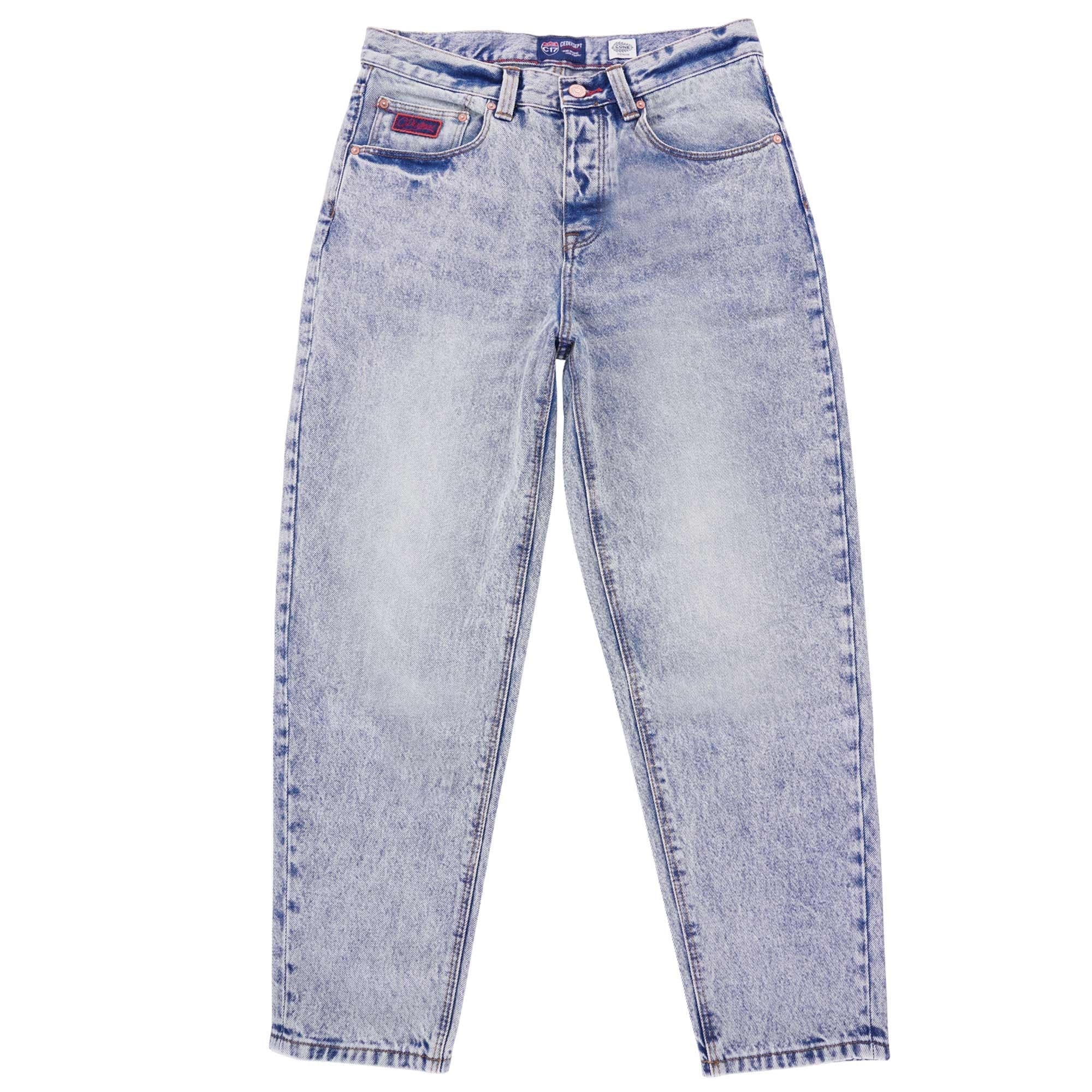 C17 Jeans Cone Mills Denim Loose Archive Fit - Retro 80s Marble Wash