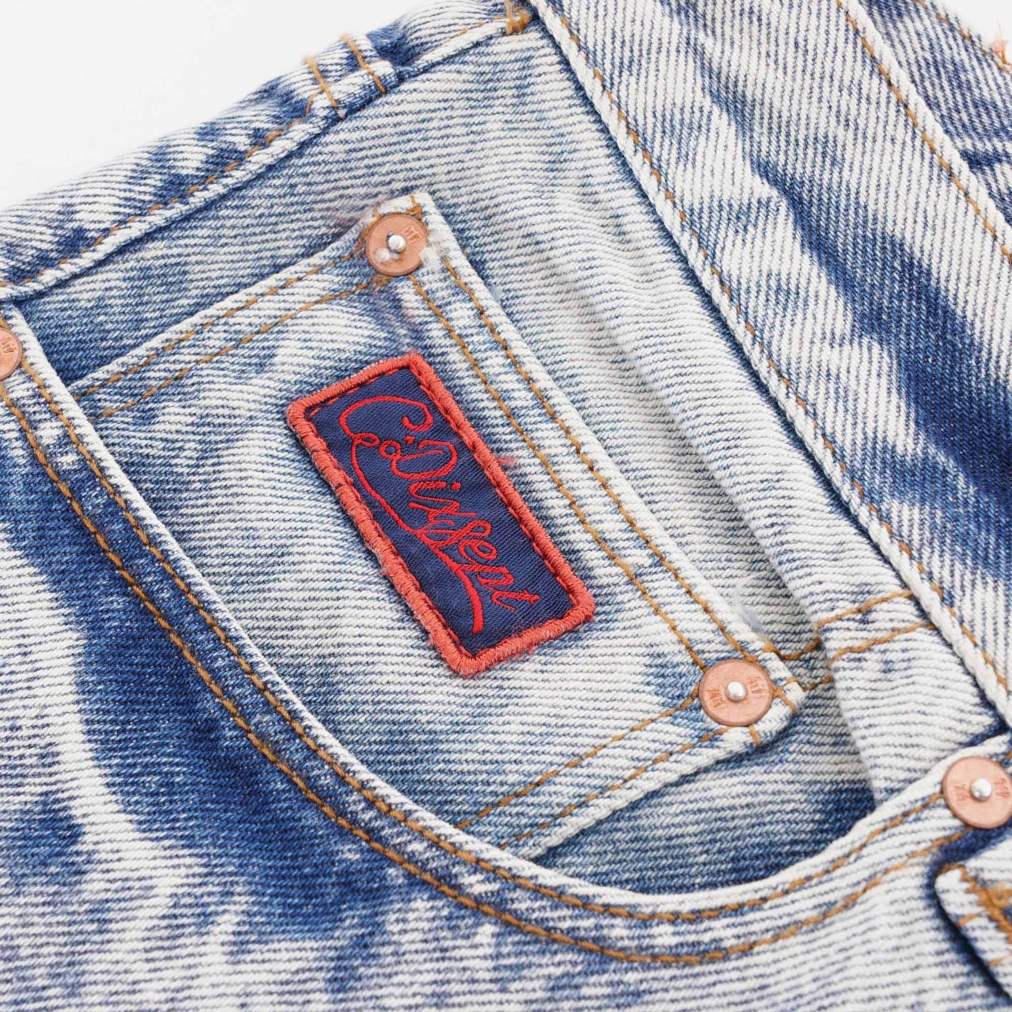 C17 Jeans Cone Mills Denim Loose Archive Fit - Retro 80s Marble Wash