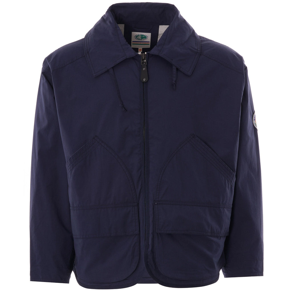 Full shot of the Nigel Cabourn x Element Alder Jacket in navy blue.