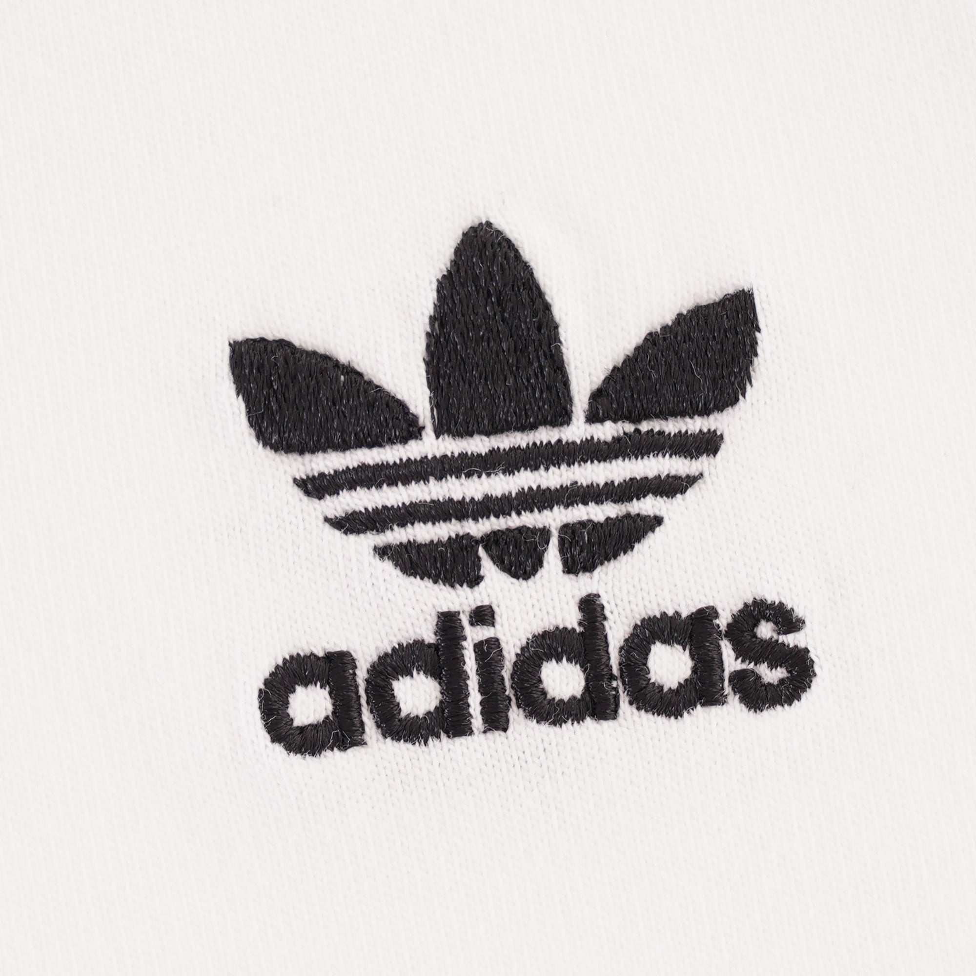 Adidas Originals 3 Stripes Long Sleeve Top - White