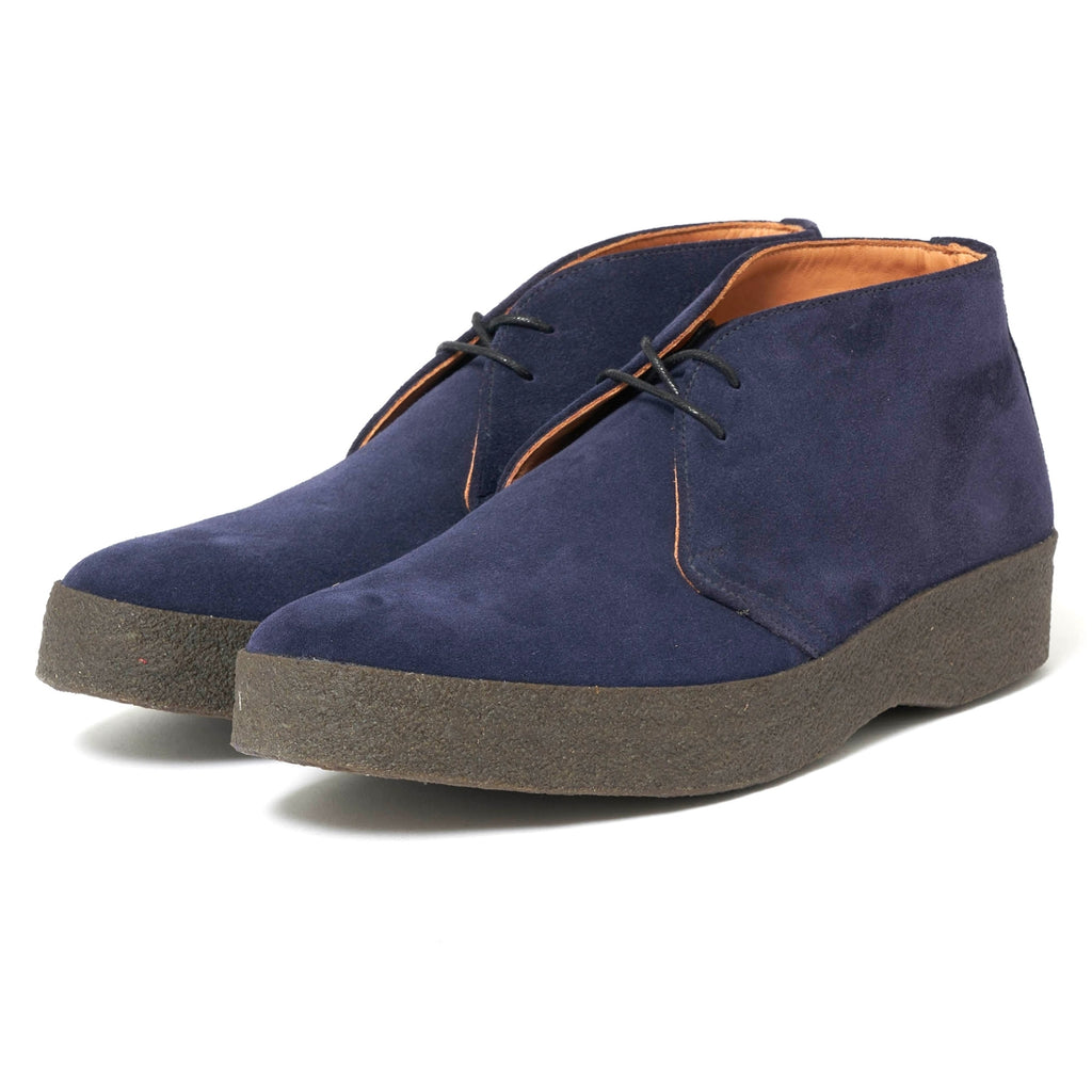 Sanders Hi Top Chukka Boot - Navy