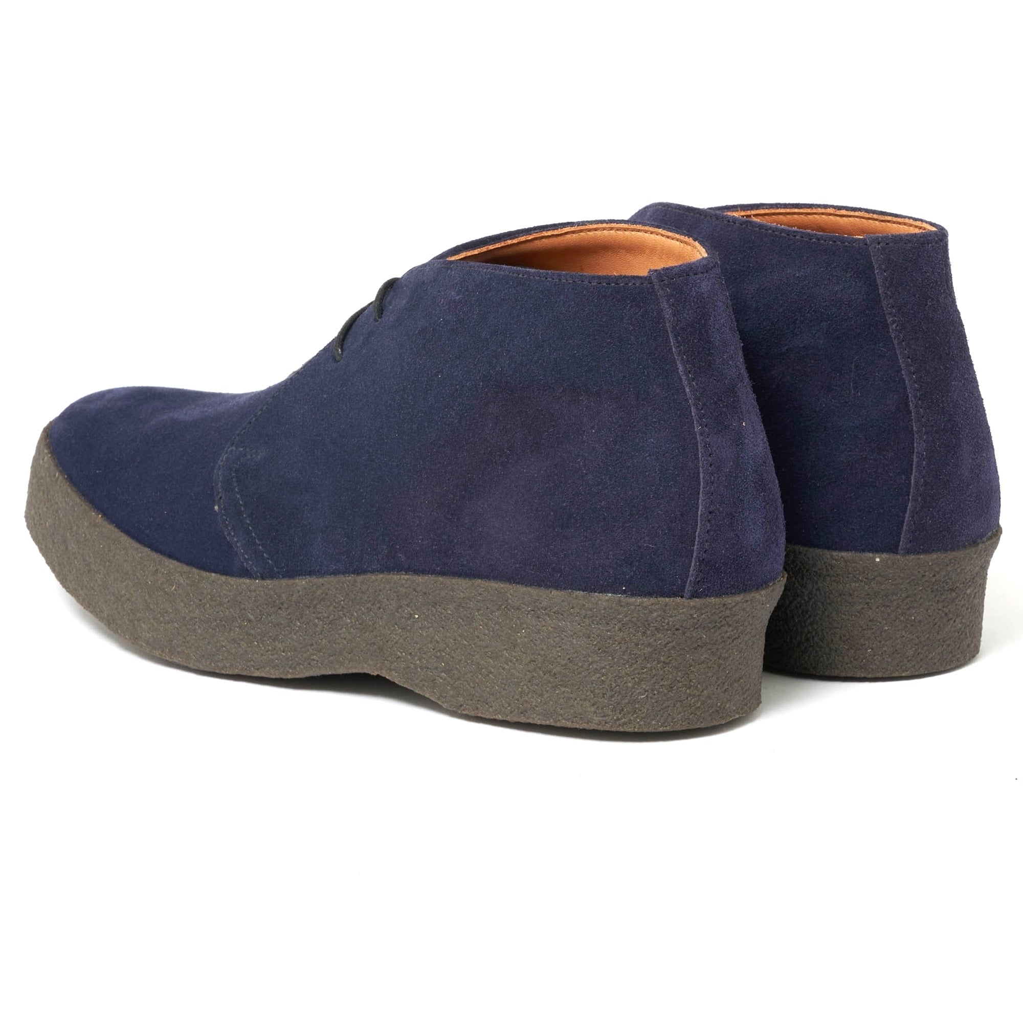 Sanders Hi Top Chukka Boot - Navy