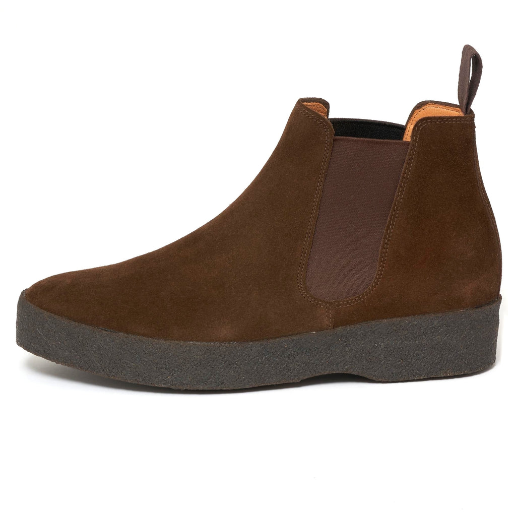 Sanders Chocolate Adam Suede Chelsea Boot