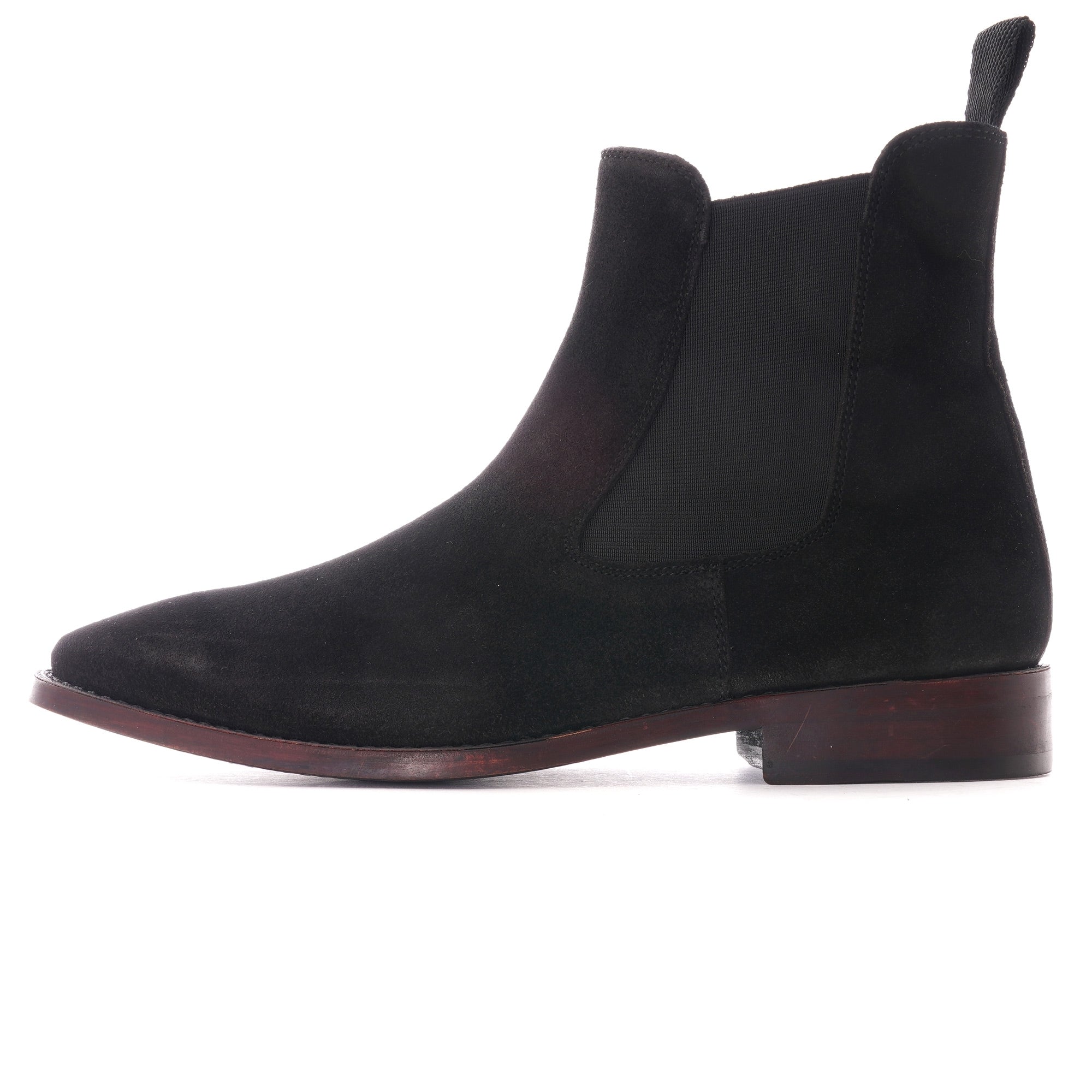 None Of The Above Dealer Chelsea Boot - Black Suede
