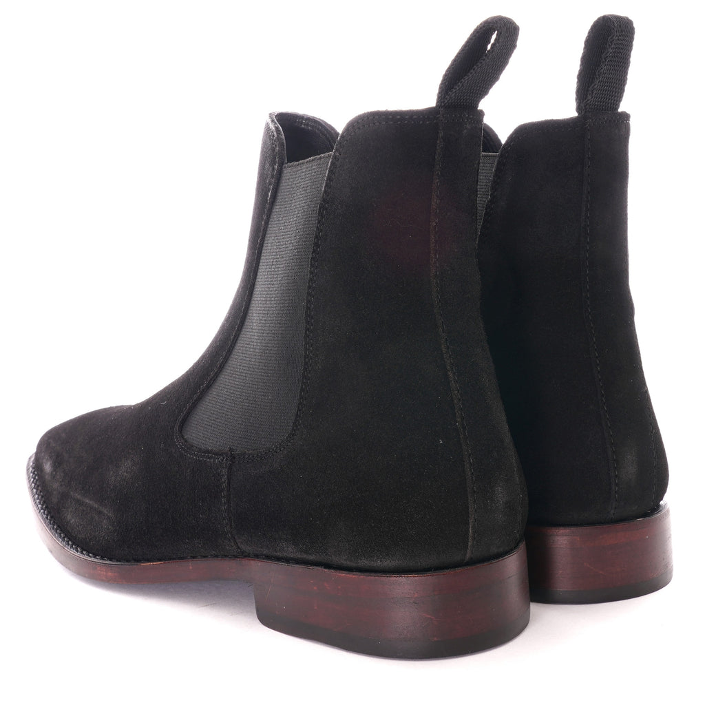 None Of The Above Dealer Chelsea Boot - Black Suede